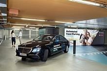 Fahrerloses Parken im Parkhaus des Mercedes-Benz-Museums in Stuttgart.  Foto: Auto-Medienportal.Net/Bosch